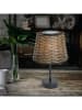 näve Solarna lampa stołowa w kolorze brązowym - wys. 31 x Ø 19 cm