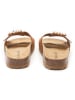 BABUNKERS Family Leren slippers bruin