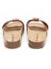 BABUNKERS Family Leren slippers bruin