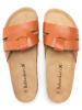 BABUNKERS Family Leren slippers bruin