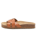 BABUNKERS Family Leren slippers bruin