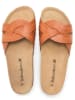 BABUNKERS Family Leren slippers bruin