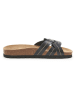 BABUNKERS Family Leren slippers zwart