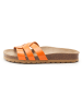 BABUNKERS Family Leren slippers oranje