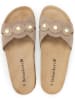 BABUNKERS Family Leren slippers lichtbruin