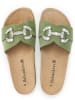 BABUNKERS Family Leren slippers groen