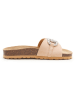 BABUNKERS Family Leder-Pantoletten in Beige