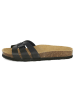BABUNKERS Family Leren slippers zwart