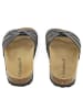 BABUNKERS Family Leren slippers zwart