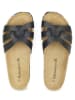 BABUNKERS Family Leren slippers zwart