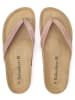 BABUNKERS Family Leren teenslippers lichtroze