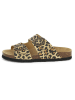 BABUNKERS Family Pantoletten in Beige/ Braun