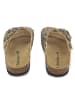 BABUNKERS Family Pantoletten in Beige/ Braun