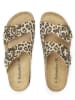 BABUNKERS Family Pantoletten in Beige/ Braun