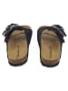 BABUNKERS Family Leren slippers zwart