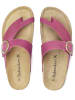 BABUNKERS Family Leren teenslippers roze