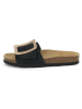 BABUNKERS Family Leren slippers zwart