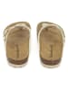 BABUNKERS Family Teenslippers goudkleurig