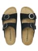 BABUNKERS Family Leren slippers zwart