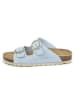 BABUNKERS Family Leren slippers lichtblauw