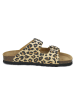 BABUNKERS Family Pantoletten in Beige/ Braun