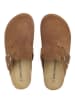 BABUNKERS Family Leder-Clogs in Braun
