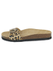 BABUNKERS Family Pantoletten in Braun/ Beige