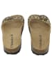 BABUNKERS Family Pantoletten in Braun/ Beige