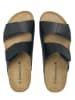 BABUNKERS Family Leder-Pantoletten in Schwarz