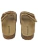 BABUNKERS Family Leren slippers lichtbruin
