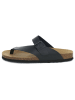 BABUNKERS Family Leren teenslippers zwart