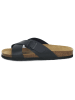 BABUNKERS Family Leren slippers zwart