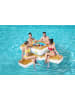 Bestway Badeinsel "Sandbar" in Weiß/ Sand - (L)242 x (B)242 cm