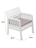 FLORIANE GARDEN Tuinfauteuil wit - (B)66 x (H)79 x (D)65 cm