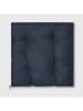Folkifreckles Kissen "Gustav" in Blau/ Dunkelblau - (L)37 x (B)37 cm
