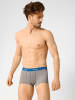 Sloggi 2er-Set: Boxershorts in Blau/ Grau