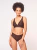 Sloggi Figi high waist w kolorze ciemnobrązowym