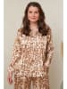 Curvy Lady Blouse camel/crème