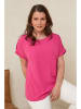 Curvy Lady Bluse in Pink