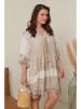Curvy Lady Kleid in Beige