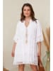 Curvy Lady Jurk wit