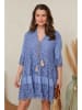 Curvy Lady Jurk lichtblauw