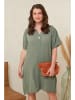 Curvy Lady Kleid in Khaki