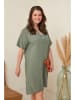Curvy Lady Kleid in Khaki