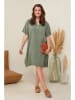 Curvy Lady Kleid in Khaki