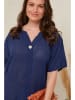 Curvy Lady Jurk donkerblauw