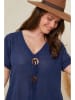 Curvy Lady Kleid in Dunkelblau