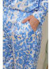 Curvy Lady Spodnie w kolorze błękitno-kremowym