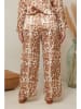 Curvy Lady Broek camel/crème