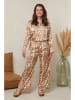 Curvy Lady Broek camel/crème